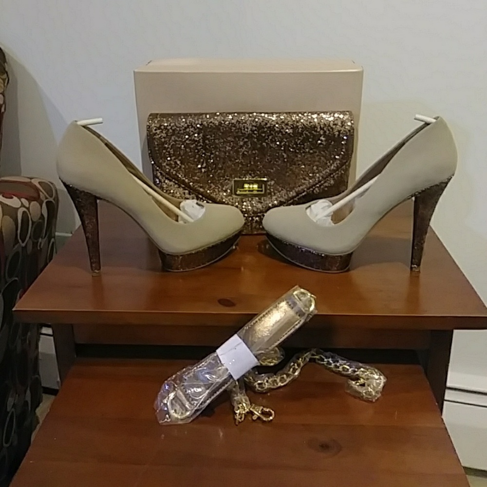 Shoes & matching clutch
